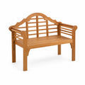 Gartenbank Teakholz 2-Sitzer